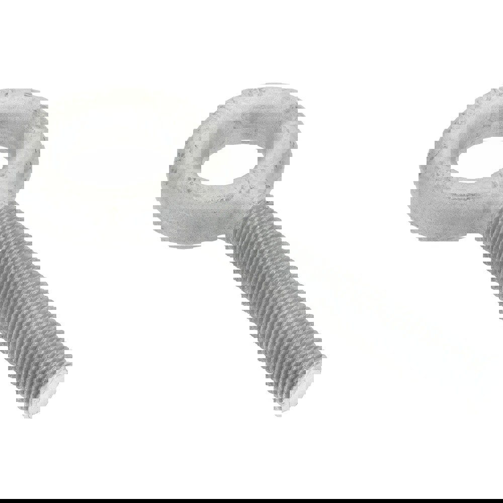 Fixed Lifting Eye Bolt: Without Shoulder, 7,000 lb Capacity, 7/8-9 Thread, Grade C-1035 Steel